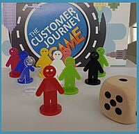 BRANDED Customer Journey Game board & cards - Restaurant edition